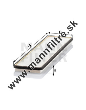 Kabínový filter MANN FILTER CU 42 001