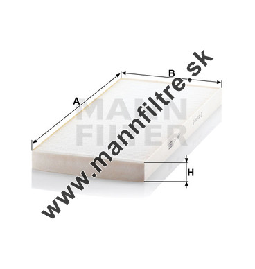 Kabínový filter MANN FILTER CU 4580