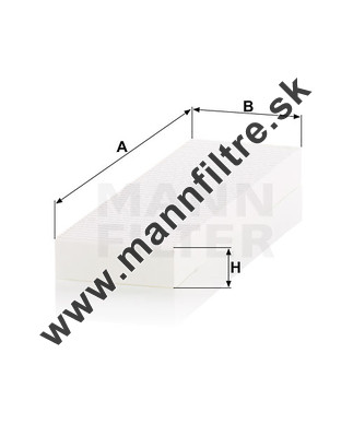 Kabínový filter MANN FILTER CU 45 002