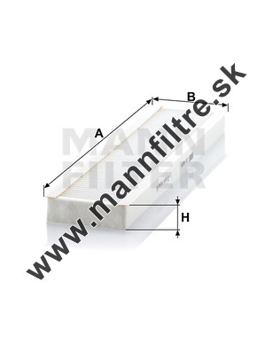 Kabínový filter MANN FILTER CU 4624