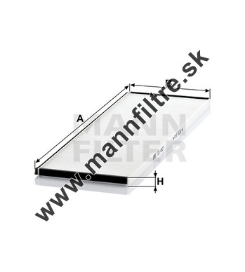 Kabínový filter MANN FILTER CU 4627