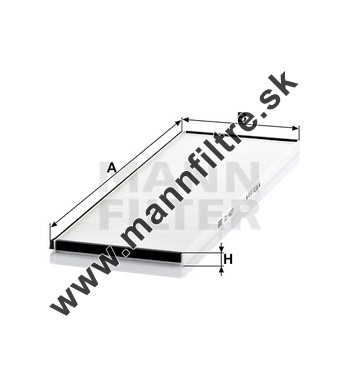 Kabínový filter MANN FILTER CU 4627-6