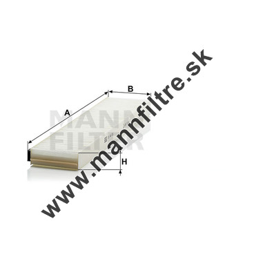 Kabínový filter MANN FILTER CU 46 001
