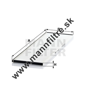 Kabínový filter MANN FILTER CU 4926