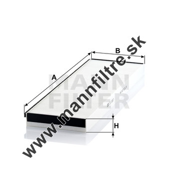 Kabínový filter MANN FILTER CU 5067