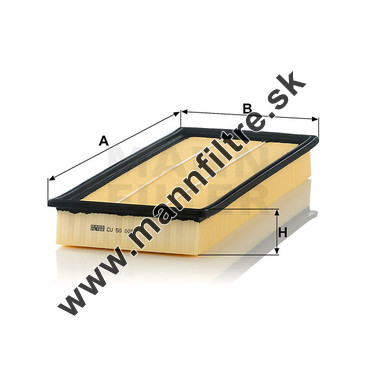 Kabínový filter MANN FILTER CU 50 005