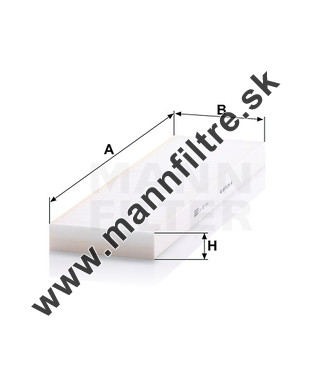 Kabínový filter MANN FILTER CU 52 004