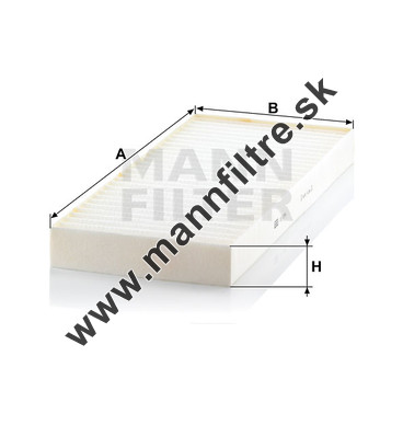 Kabínový filter MANN FILTER CU 5346