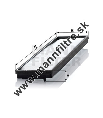 Kabínový filter MANN FILTER CU 5809