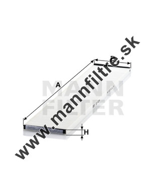 Kabínový filter MANN FILTER CU 6034