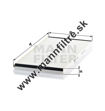 Kabínový filter MANN FILTER CU 6076