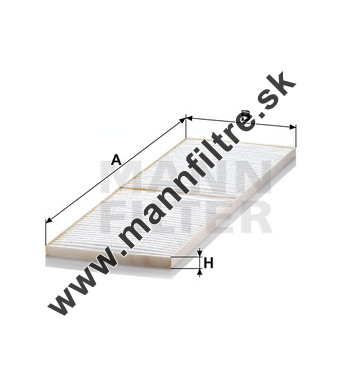 Kabínový filter MANN FILTER CU 8541