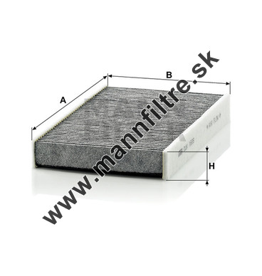 Kabínový filter MANN FILTER CUK 1629