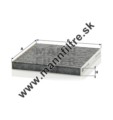 Kabínový filter MANN FILTER CUK 18 002