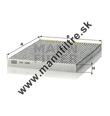 Kabínový filter MANN FILTER CUK 1936