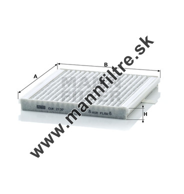 Kabínový filter MANN FILTER CUK 2137