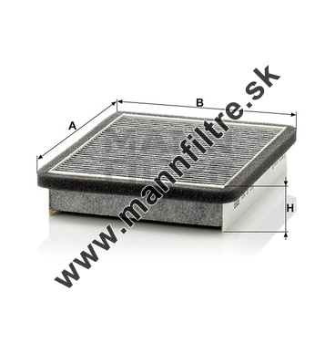 Kabínový filter MANN FILTER CUK 21 006
