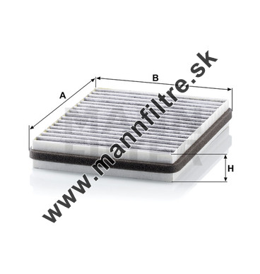 Kabínový filter MANN FILTER CUK 22 014