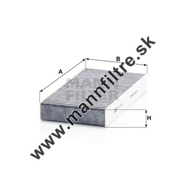 Kabínový filter MANN FILTER CUK 2327-2