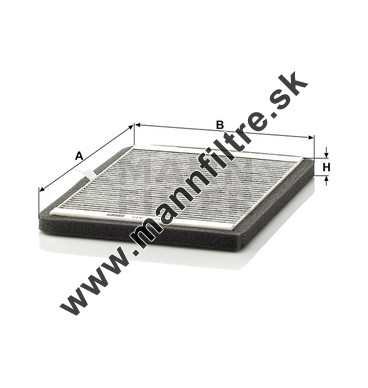 Kabínový filter MANN FILTER CUK 2424