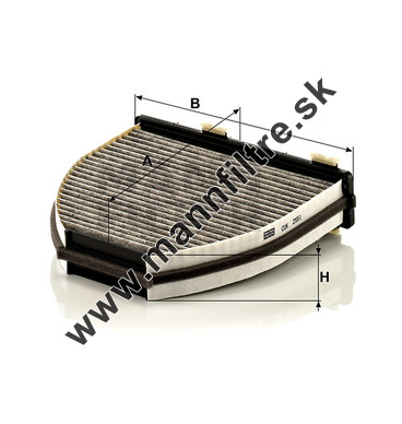 Kabínový filter MANN FILTER CUK 2551