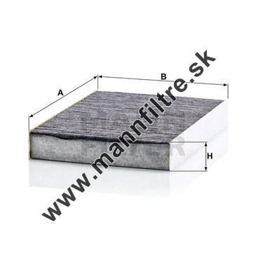 Kabínový filter MANN FILTER CUK 25 003