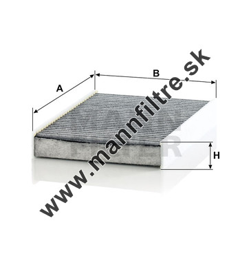 Kabínový filter MANN FILTER CUK 26 006