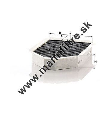 Kabínový filter MANN FILTER CUK 26 011