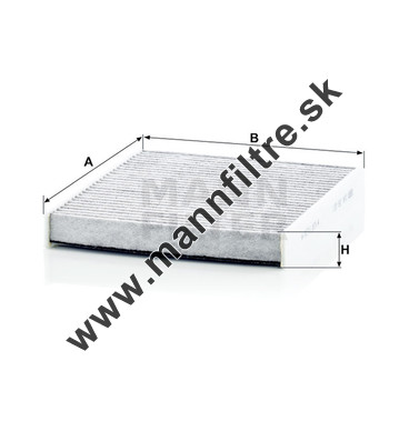 Kabínový filter MANN FILTER CUK 26 021