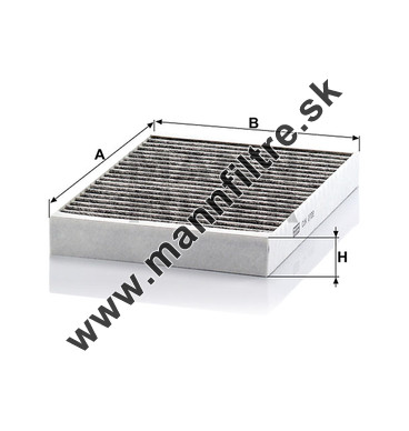 Kabínový filter MANN FILTER CUK 2722-2