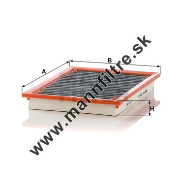 Kabínový filter MANN FILTER CUK 3036/1