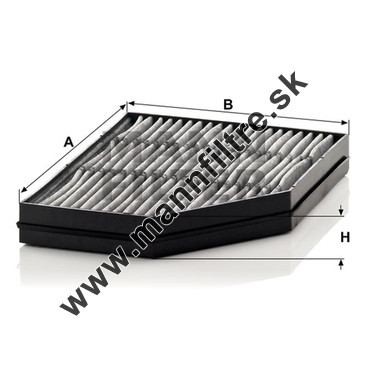 Kabínový filter MANN FILTER CUK 32 001