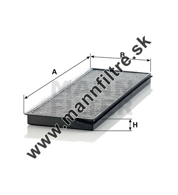 Kabínový filter MANN FILTER CUK 37 001