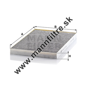 Kabínový filter MANN FILTER CUK 4062