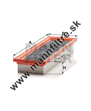 Kabínový filter MANN FILTER CUK 4130/1