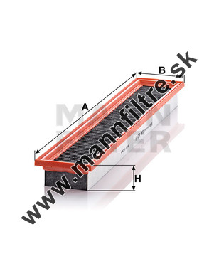 Kabínový filter MANN FILTER CUK 6046