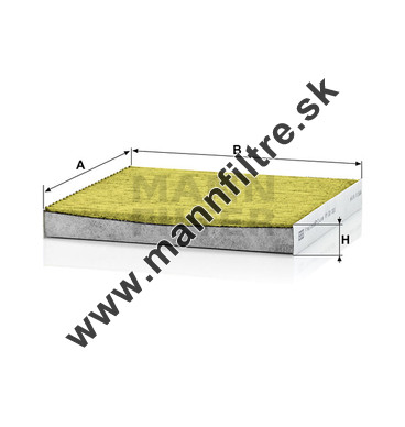 Kabínový filter MANN FILTER FP 22 021