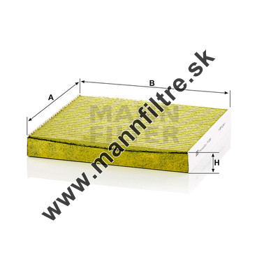 Kabínový filter MANN FILTER FP 2358