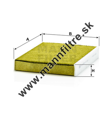Kabínový filter MANN FILTER FP 2433