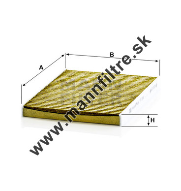 Kabínový filter MANN FILTER FP 2436