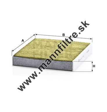 Kabínový filter MANN FILTER FP 2440