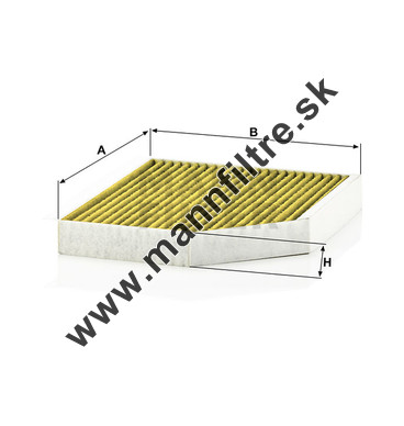 Kabínový filter MANN FILTER FP 2450