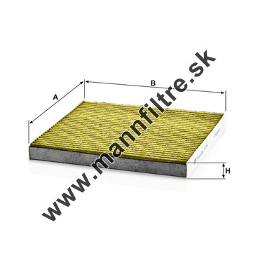 Kabínový filter MANN FILTER FP 2544