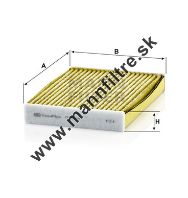 Kabínový filter MANN FILTER FP 25 012