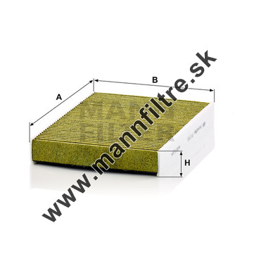 Kabínový filter MANN FILTER FP 2743