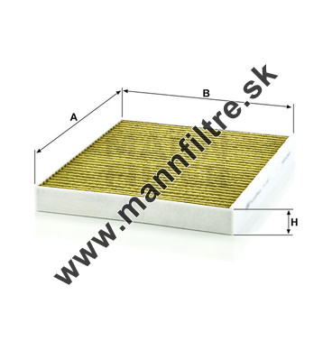 Kabínový filter MANN FILTER FP 2757