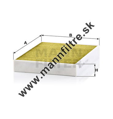 Kabínový filter MANN FILTER FP 2847/1