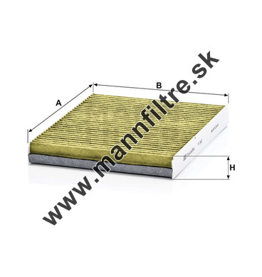 Kabínový filter MANN FILTER FP 2862
