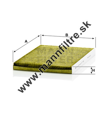 Kabínový filter MANN FILTER FP 2882