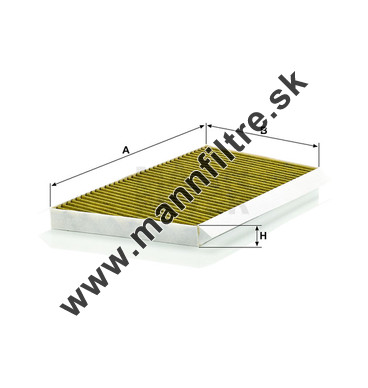 Kabínový filter MANN FILTER FP 3461
